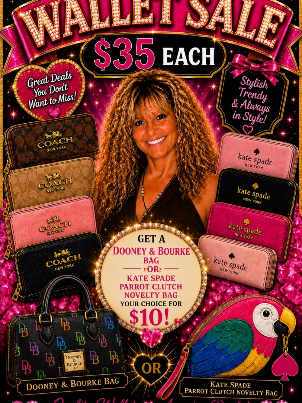 Wallet Sale $35 Good Luck!!